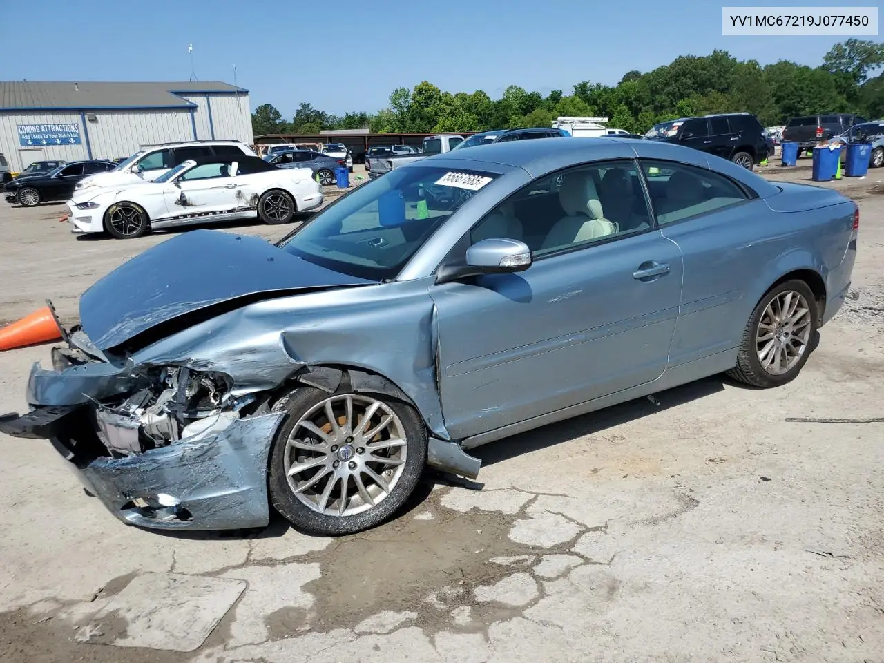 2009 Volvo C70 T5 VIN: YV1MC67219J077450 Lot: 55667685