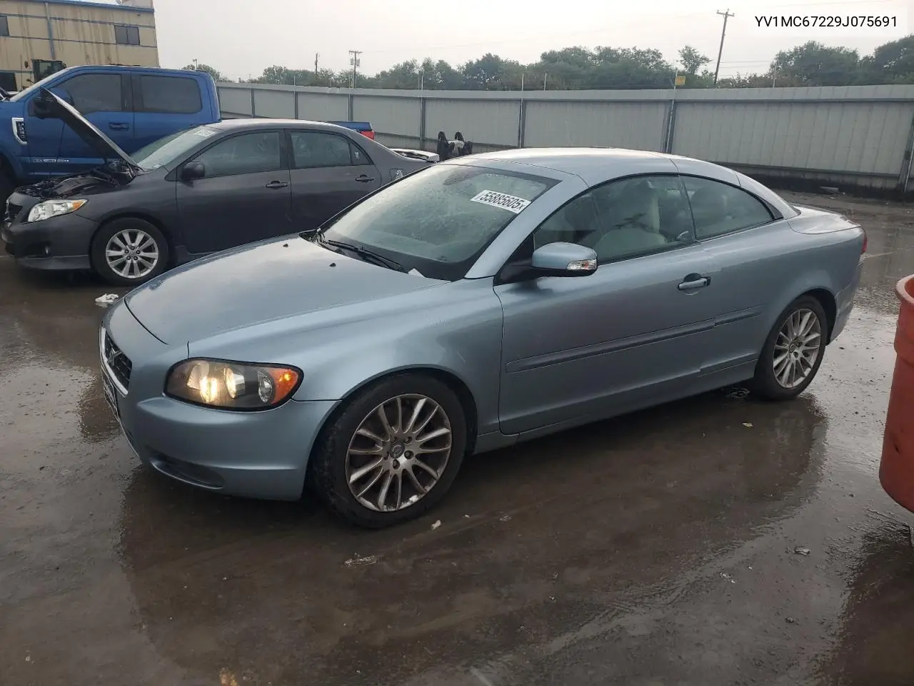 2009 Volvo C70 T5 VIN: YV1MC67229J075691 Lot: 55885605