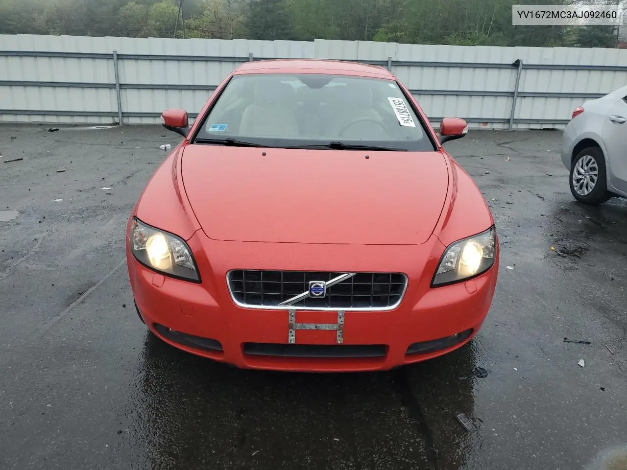 2010 Volvo C70 T5 VIN: YV1672MC3AJ092460 Lot: 55738715