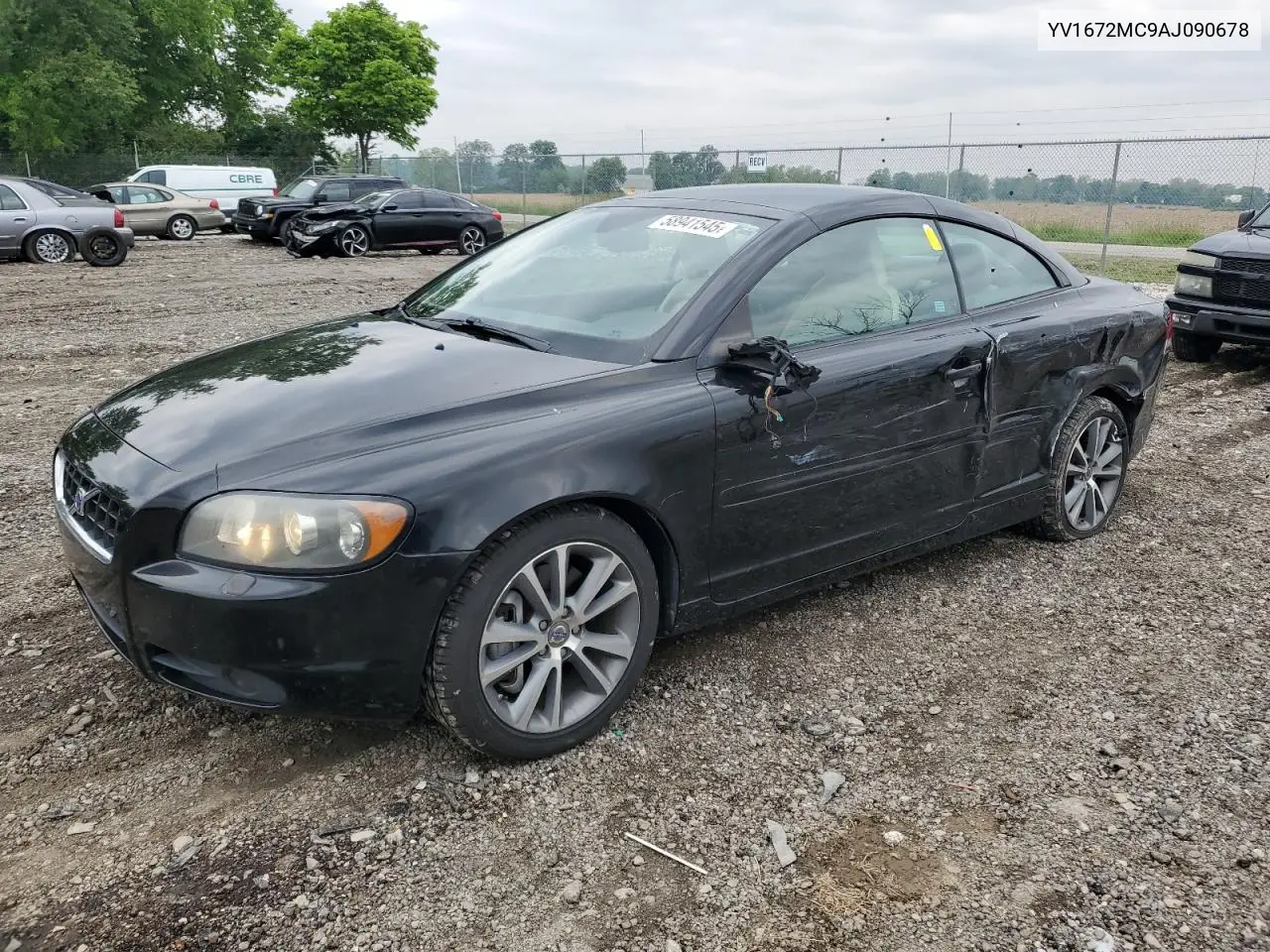 2010 Volvo C70 T5 VIN: YV1672MC9AJ090678 Lot: 58941545