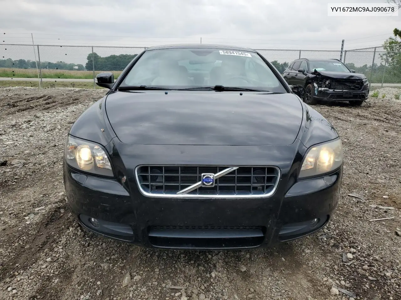 2010 Volvo C70 T5 VIN: YV1672MC9AJ090678 Lot: 58941545