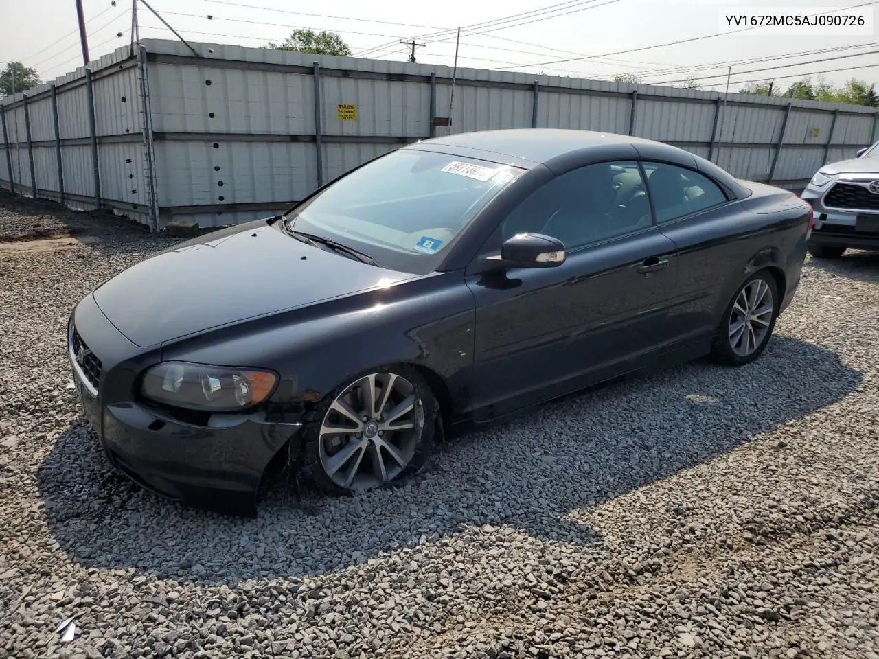 2010 Volvo C70 T5 VIN: YV1672MC5AJ090726 Lot: 59773975