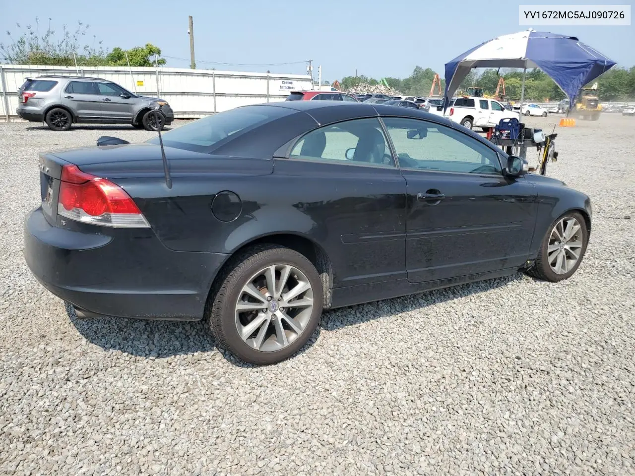 2010 Volvo C70 T5 VIN: YV1672MC5AJ090726 Lot: 59773975