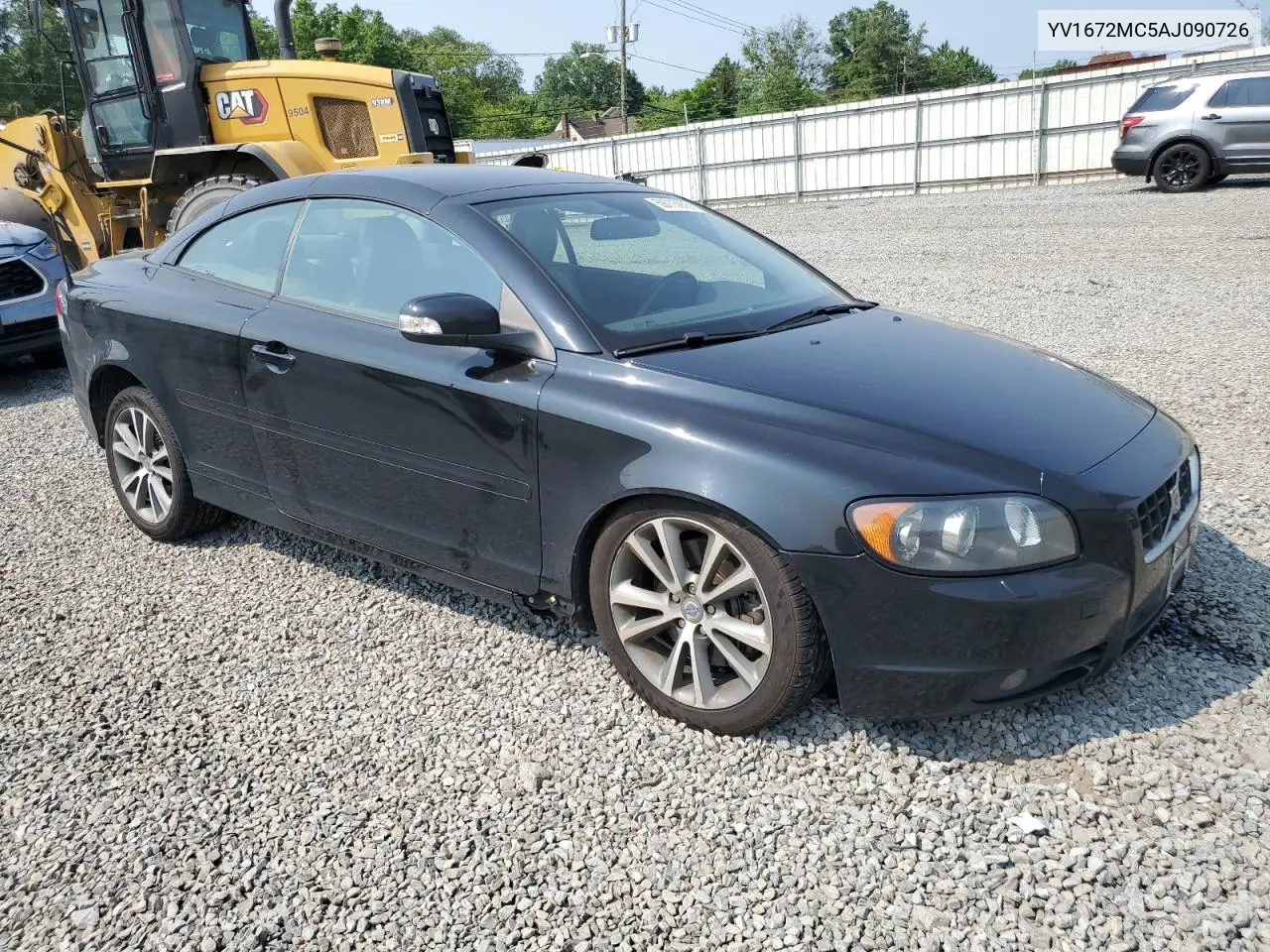 2010 Volvo C70 T5 VIN: YV1672MC5AJ090726 Lot: 59773975