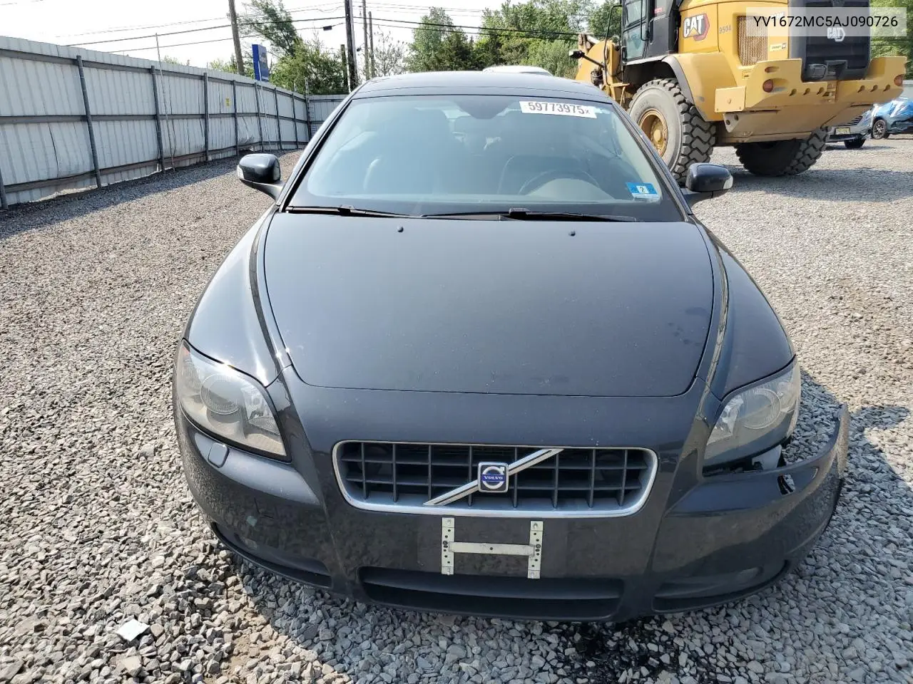 2010 Volvo C70 T5 VIN: YV1672MC5AJ090726 Lot: 59773975