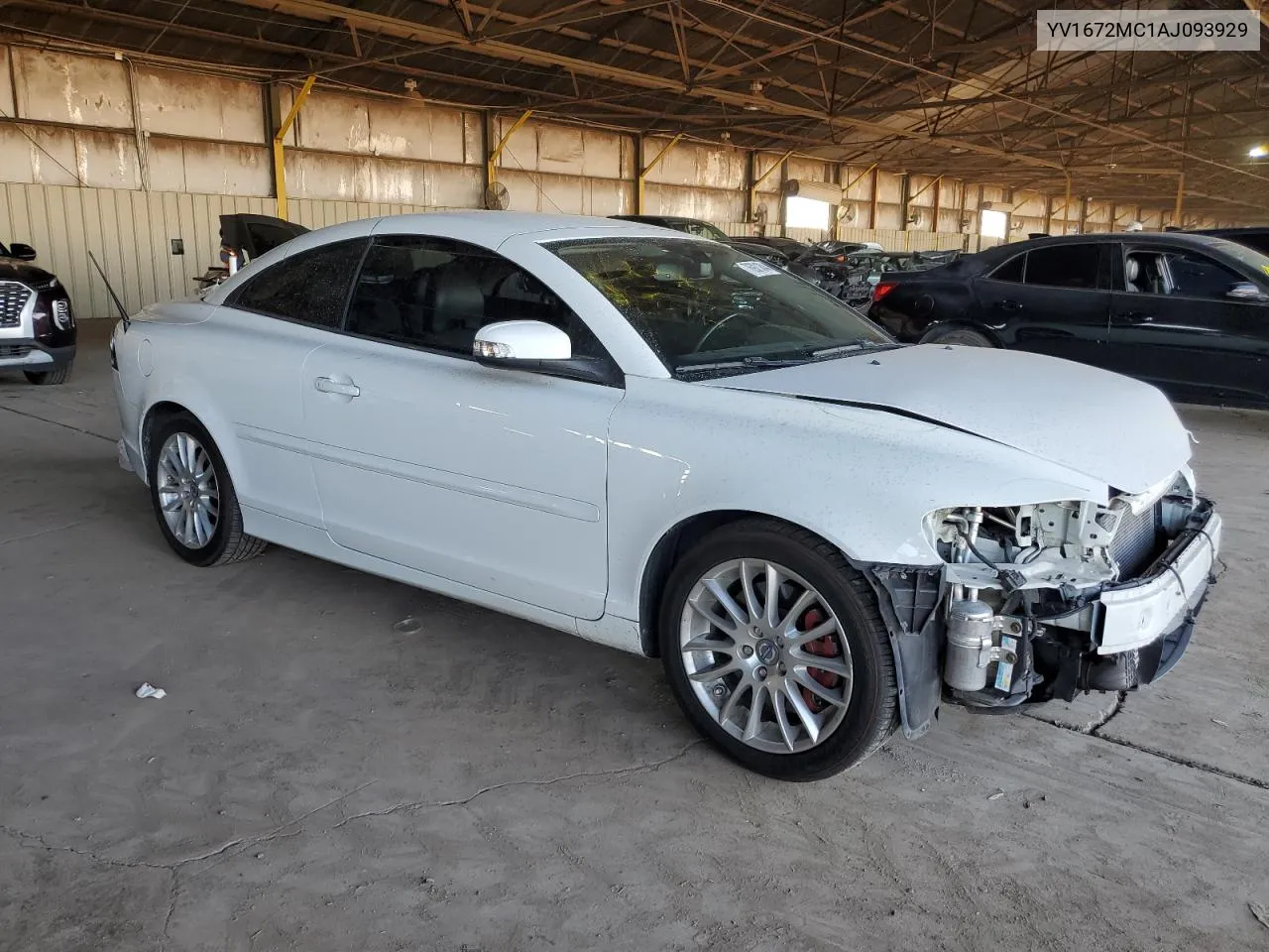 2010 Volvo C70 T5 VIN: YV1672MC1AJ093929 Lot: 76921244