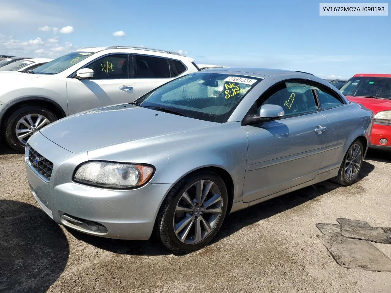 2010 Volvo C70 T5 VIN: YV1672MC7AJ090193 Lot: 77691324