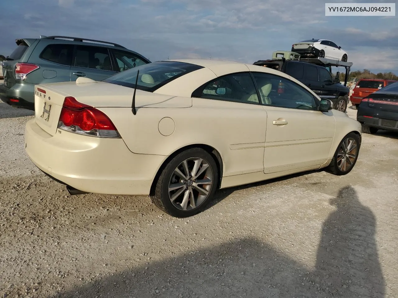 2010 Volvo C70 T5 VIN: YV1672MC6AJ094221 Lot: 78133834
