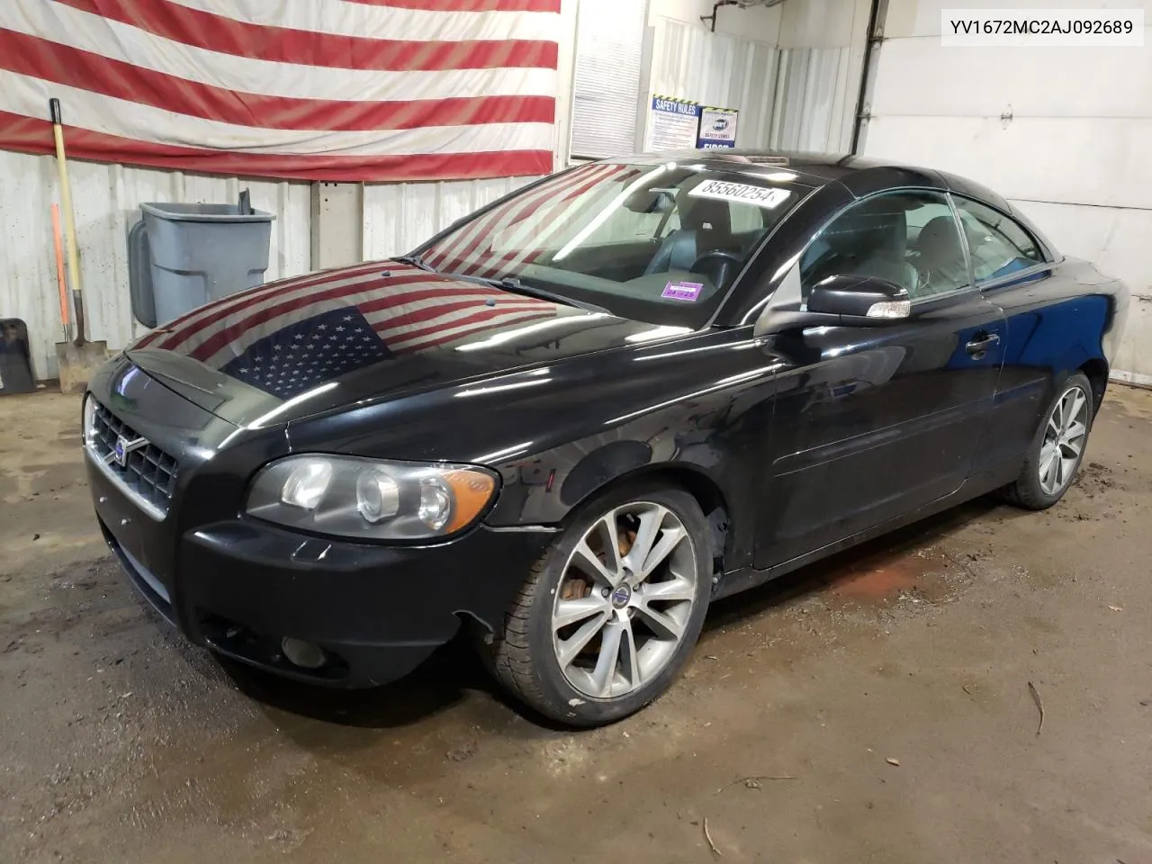 2010 Volvo C70 T5 VIN: YV1672MC2AJ092689 Lot: 85560254