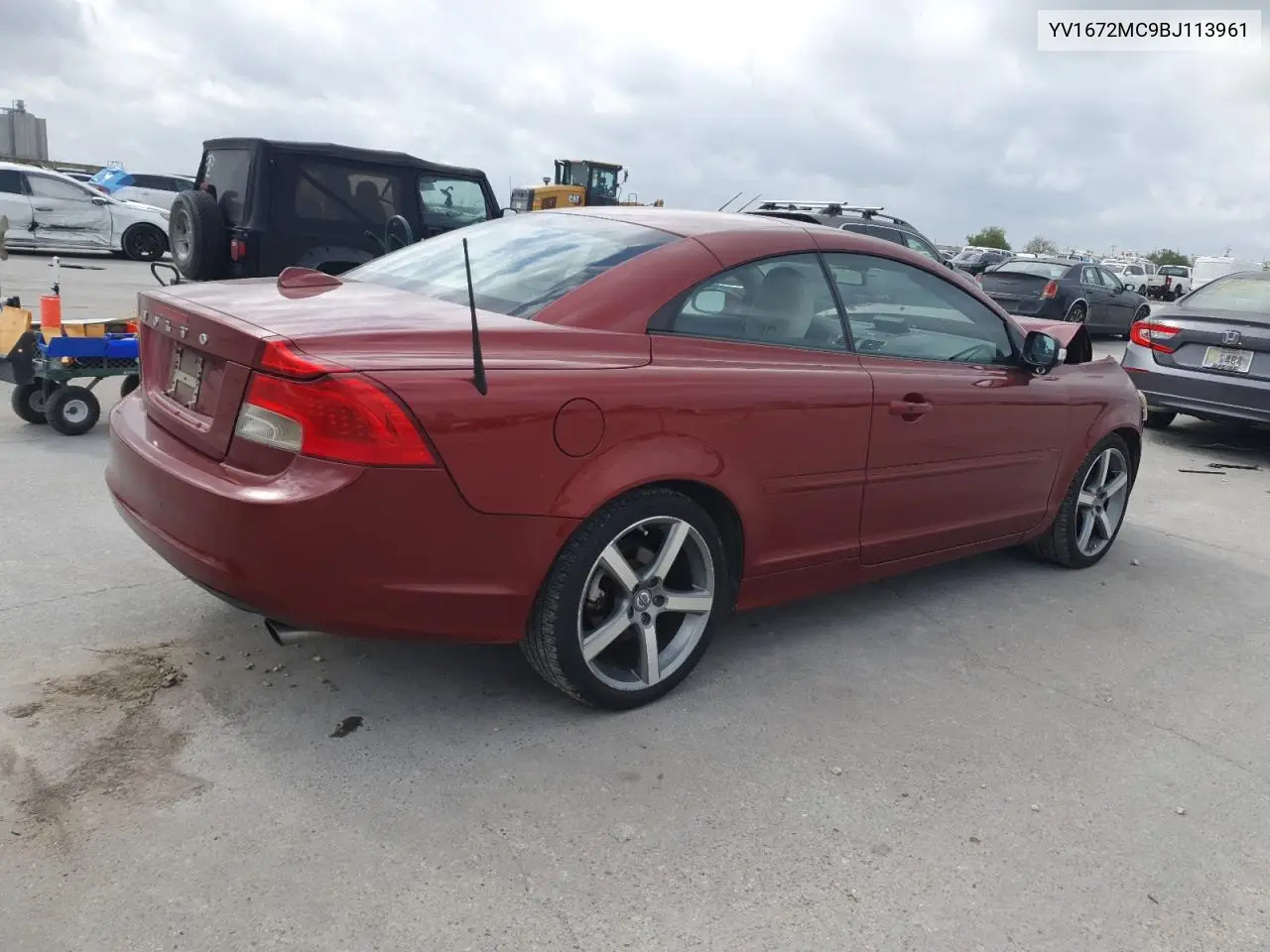 2011 Volvo C70 T5 VIN: YV1672MC9BJ113961 Lot: 51506175