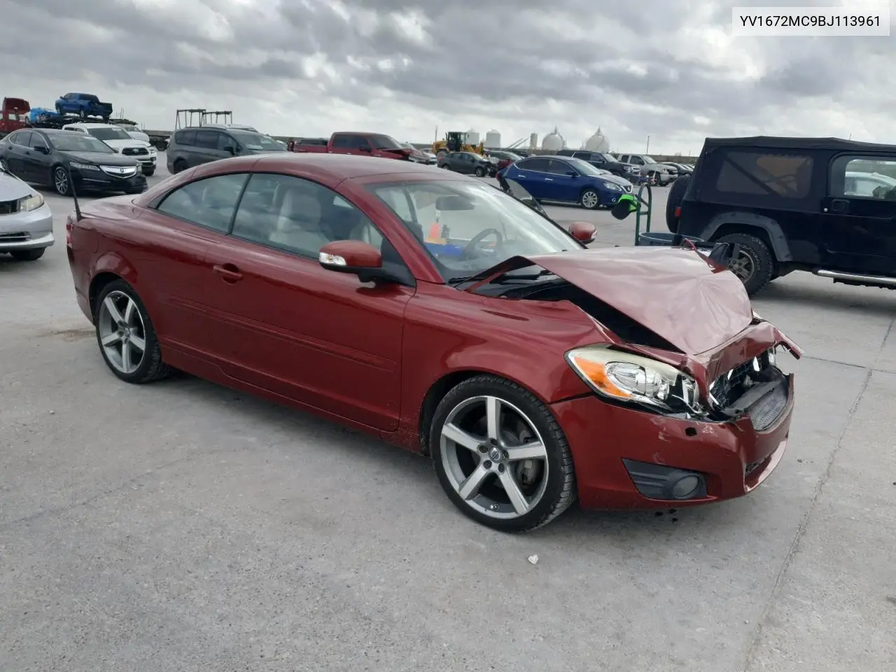 2011 Volvo C70 T5 VIN: YV1672MC9BJ113961 Lot: 51506175