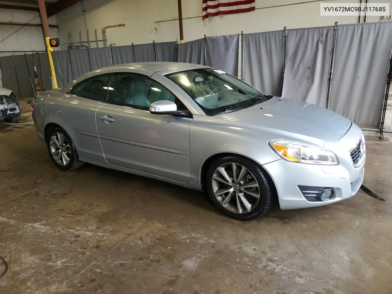 2011 Volvo C70 T5 VIN: YV1672MC9BJ117685 Lot: 55387275