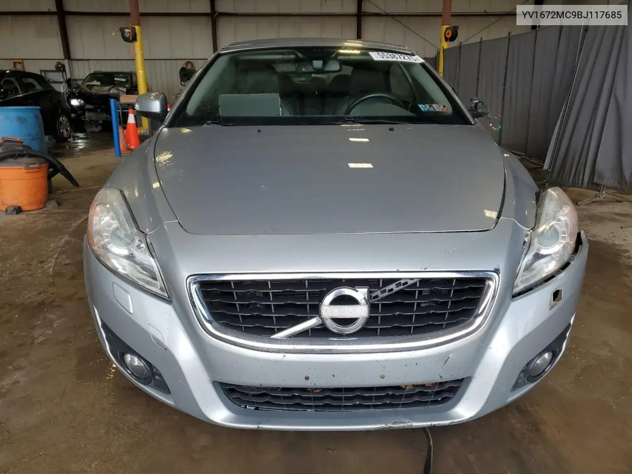 2011 Volvo C70 T5 VIN: YV1672MC9BJ117685 Lot: 55387275
