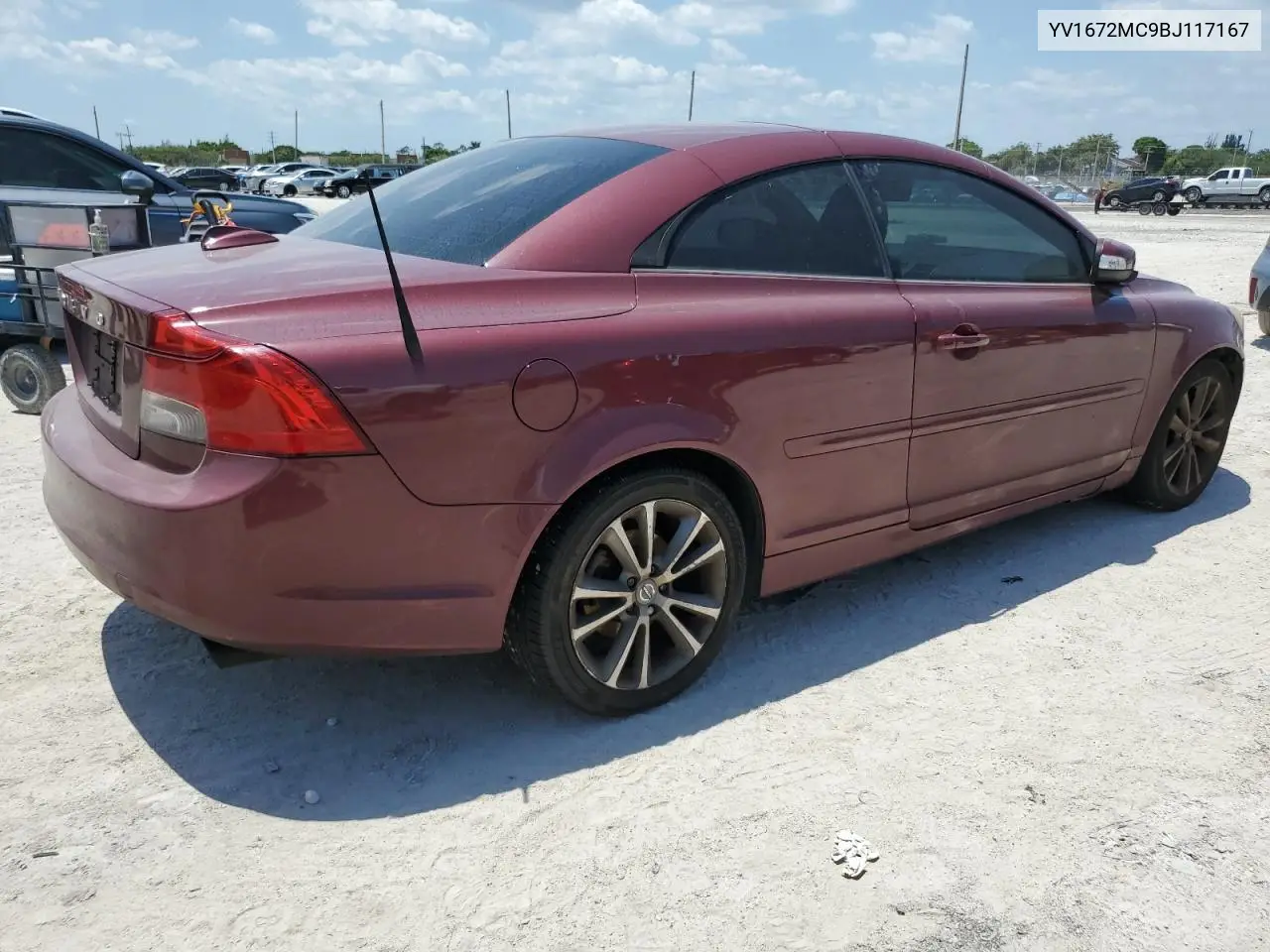 2011 Volvo C70 T5 VIN: YV1672MC9BJ117167 Lot: 56952505