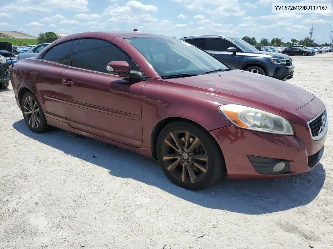 2011 Volvo C70 T5 VIN: YV1672MC9BJ117167 Lot: 56952505