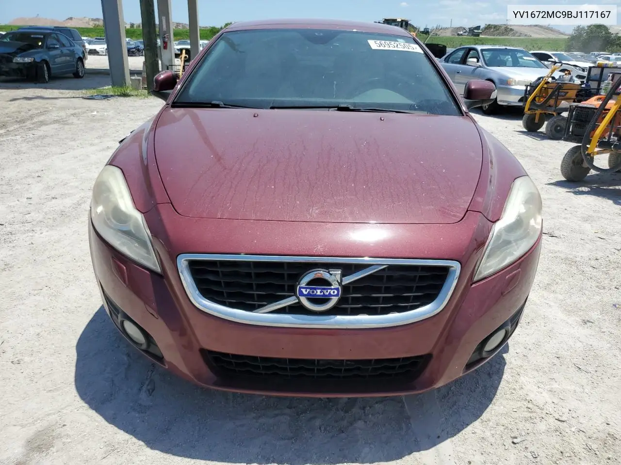 2011 Volvo C70 T5 VIN: YV1672MC9BJ117167 Lot: 56952505