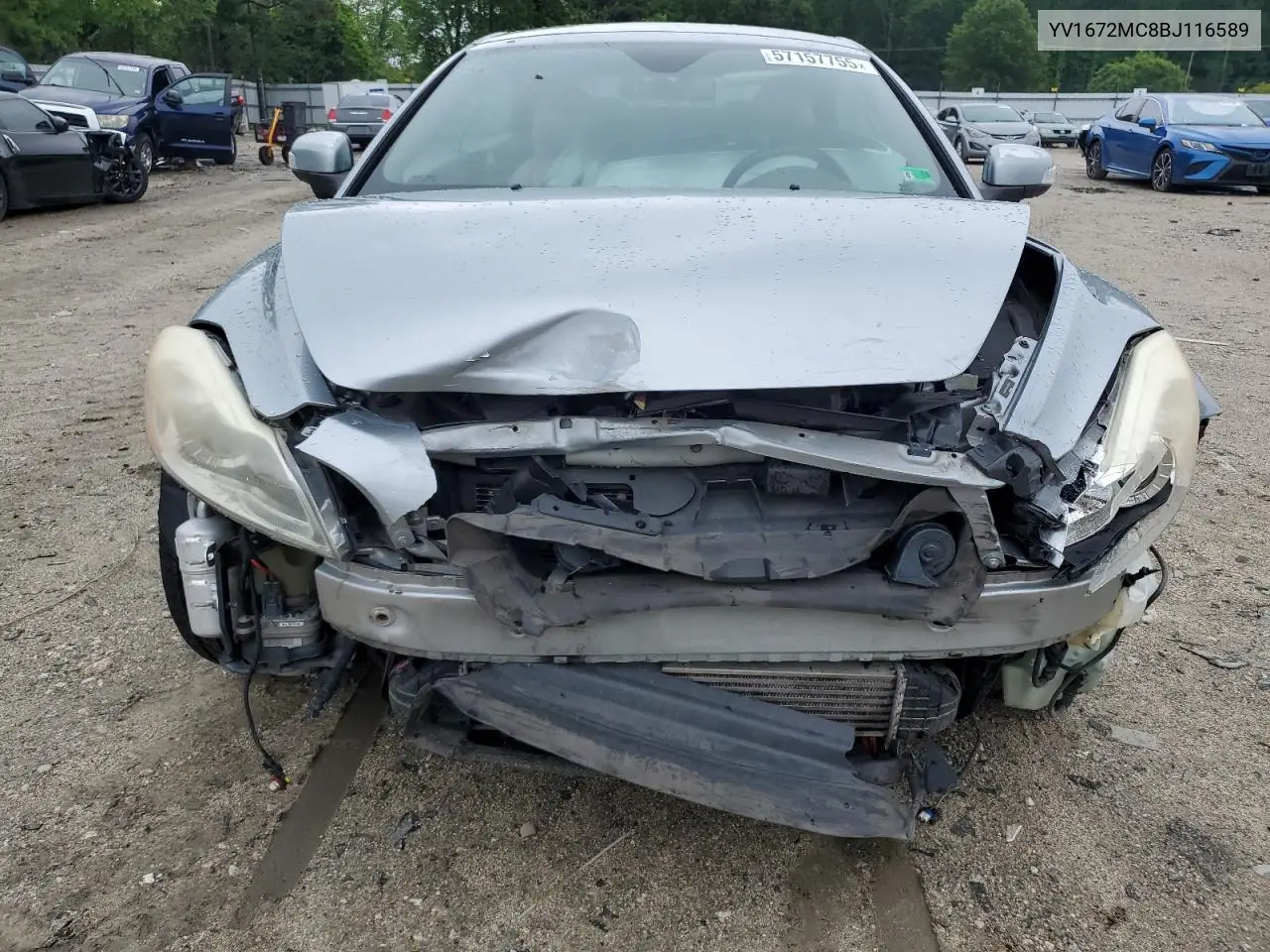 2011 Volvo C70 T5 VIN: YV1672MC8BJ116589 Lot: 57157755