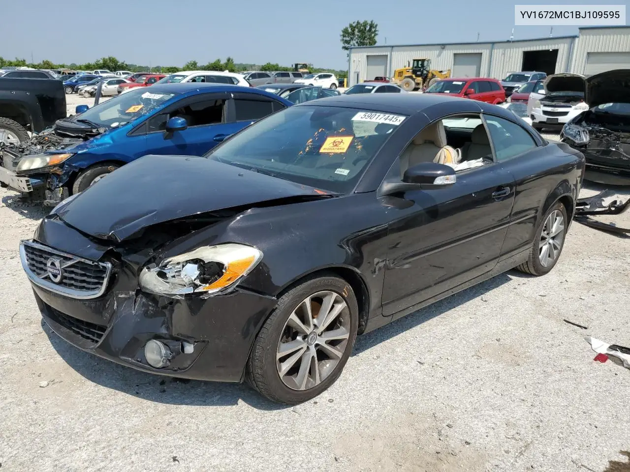 2011 Volvo C70 T5 VIN: YV1672MC1BJ109595 Lot: 59017445