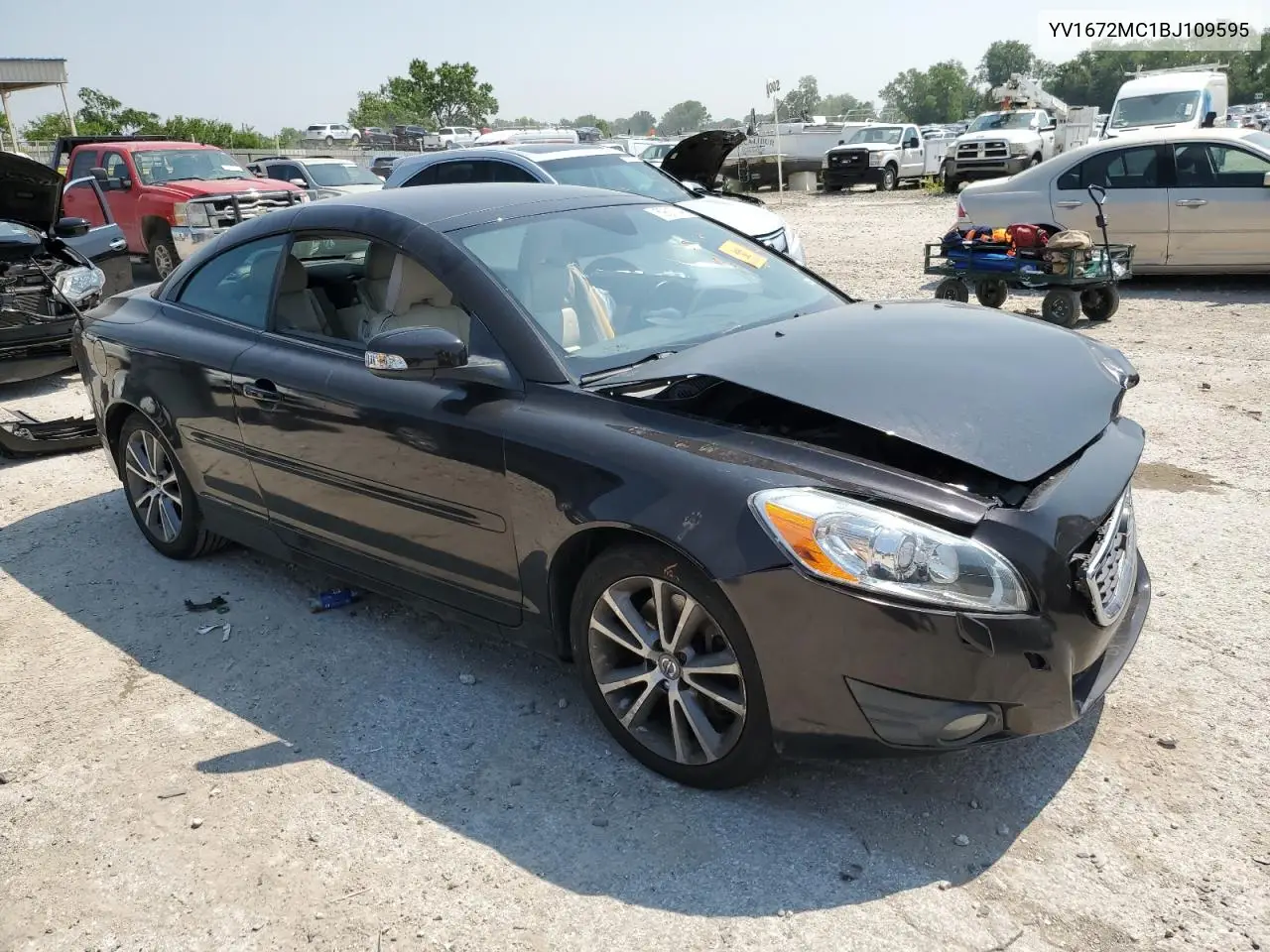 2011 Volvo C70 T5 VIN: YV1672MC1BJ109595 Lot: 59017445