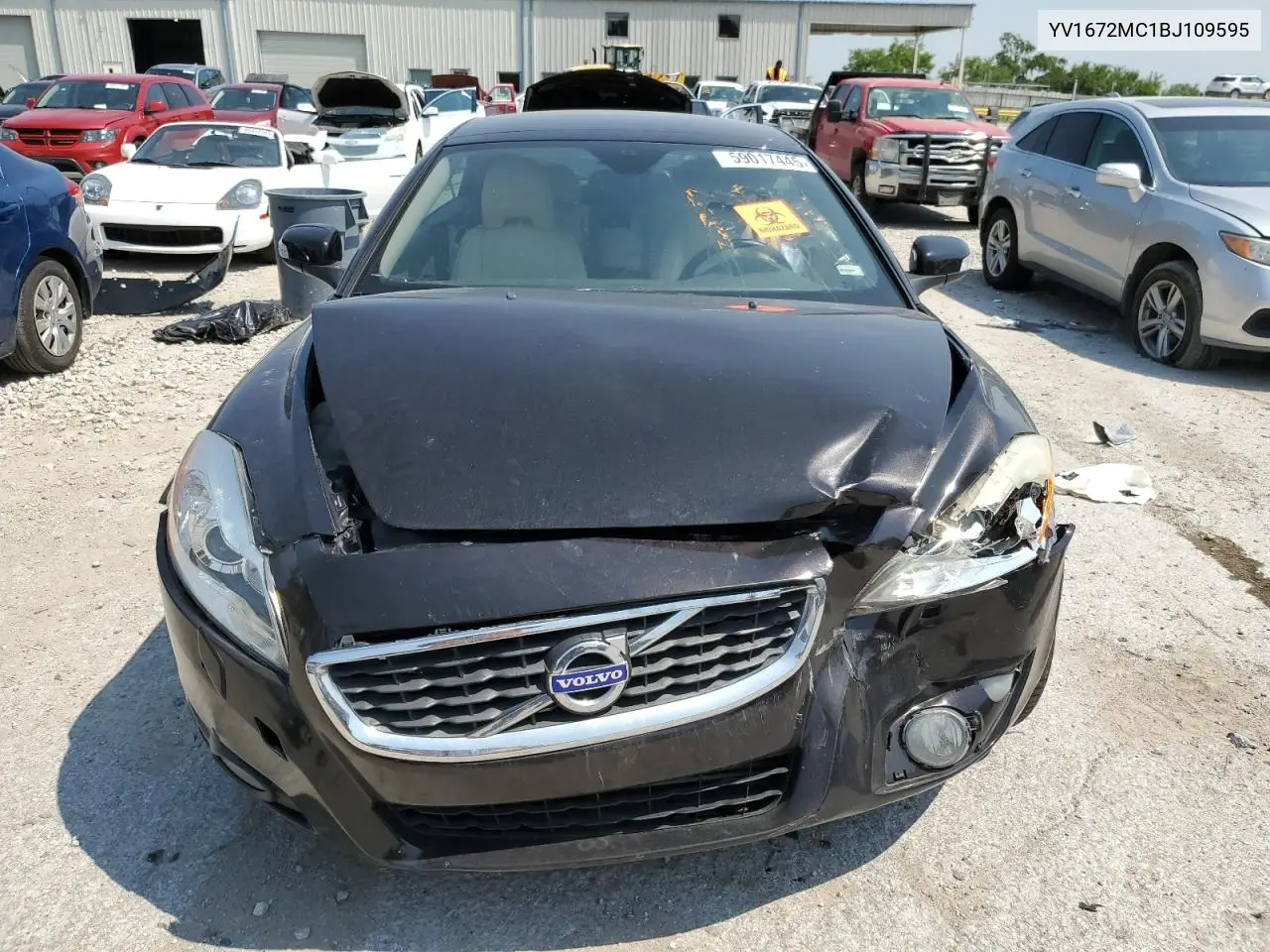 2011 Volvo C70 T5 VIN: YV1672MC1BJ109595 Lot: 59017445