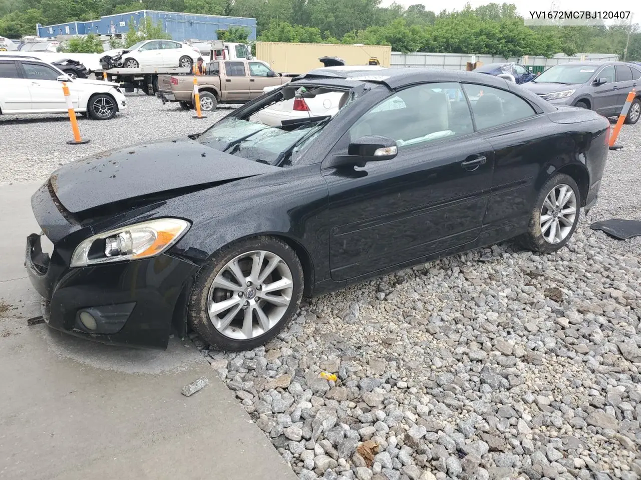2011 Volvo C70 T5 VIN: YV1672MC7BJ120407 Lot: 60288195