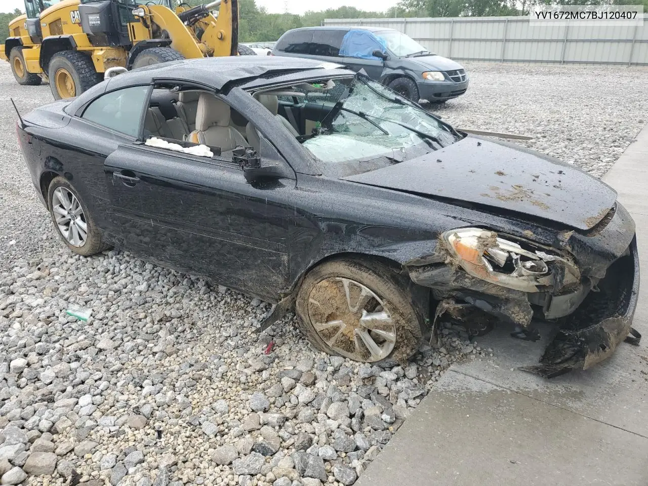 2011 Volvo C70 T5 VIN: YV1672MC7BJ120407 Lot: 60288195