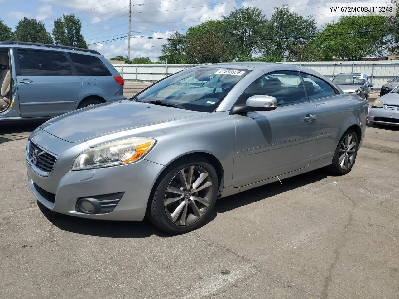 2011 Volvo C70 T5 VIN: YV1672MC0BJ113248 Lot: 61896955