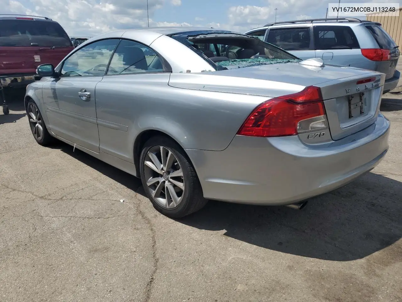 2011 Volvo C70 T5 VIN: YV1672MC0BJ113248 Lot: 61896955