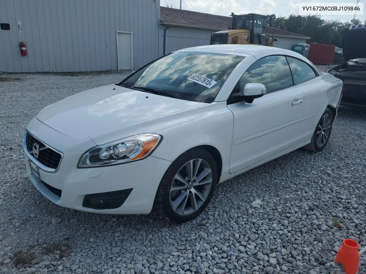 2011 Volvo C70 T5 VIN: YV1672MC0BJ109846 Lot: 62267615