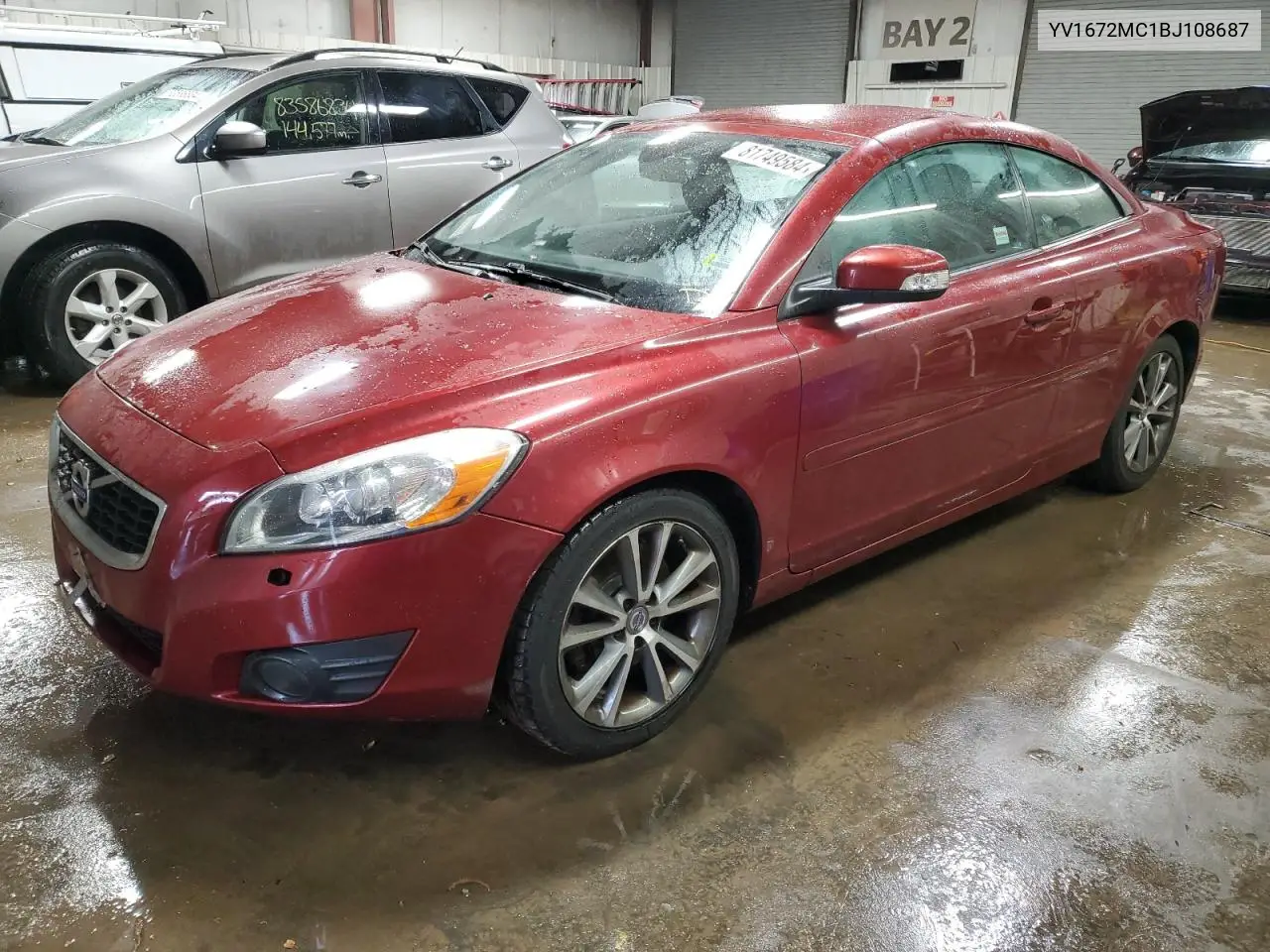 2011 Volvo C70 T5 VIN: YV1672MC1BJ108687 Lot: 81749584