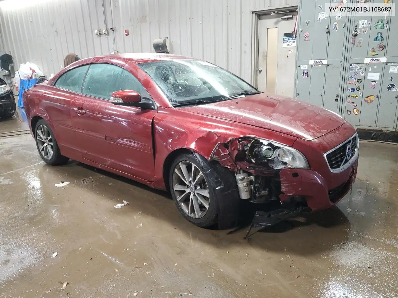 2011 Volvo C70 T5 VIN: YV1672MC1BJ108687 Lot: 81749584