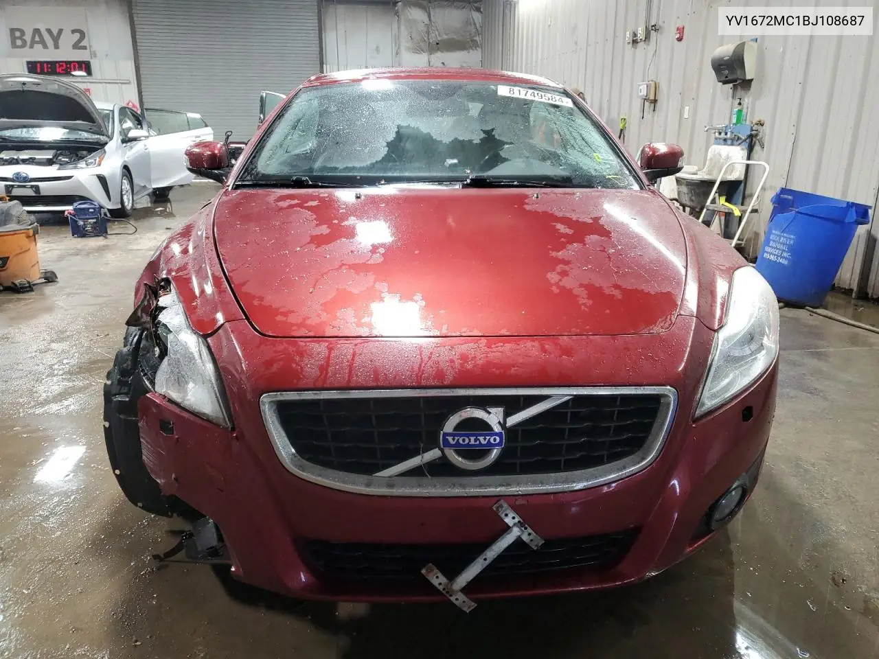 2011 Volvo C70 T5 VIN: YV1672MC1BJ108687 Lot: 81749584