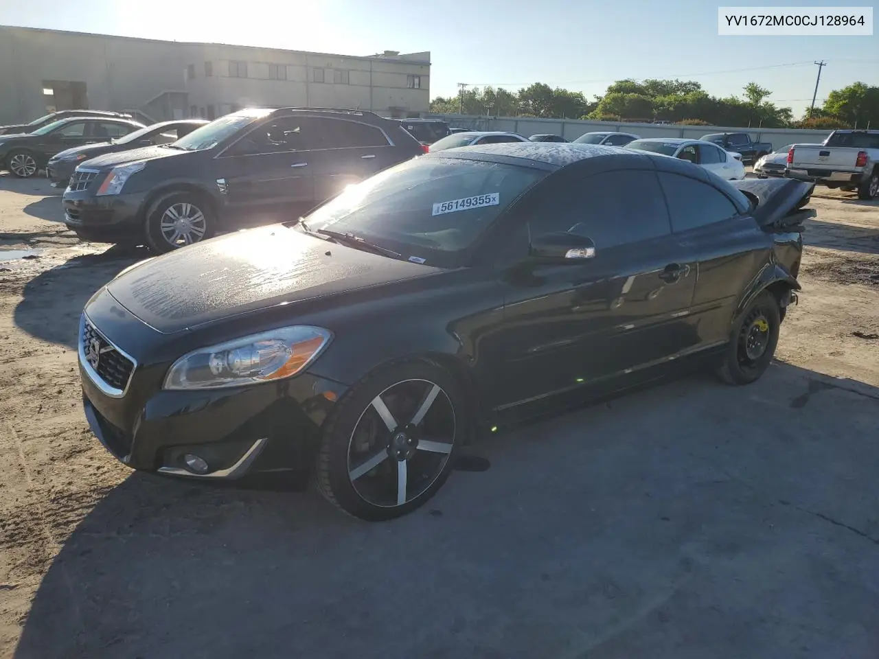 2012 Volvo C70 T5 VIN: YV1672MC0CJ128964 Lot: 56149355