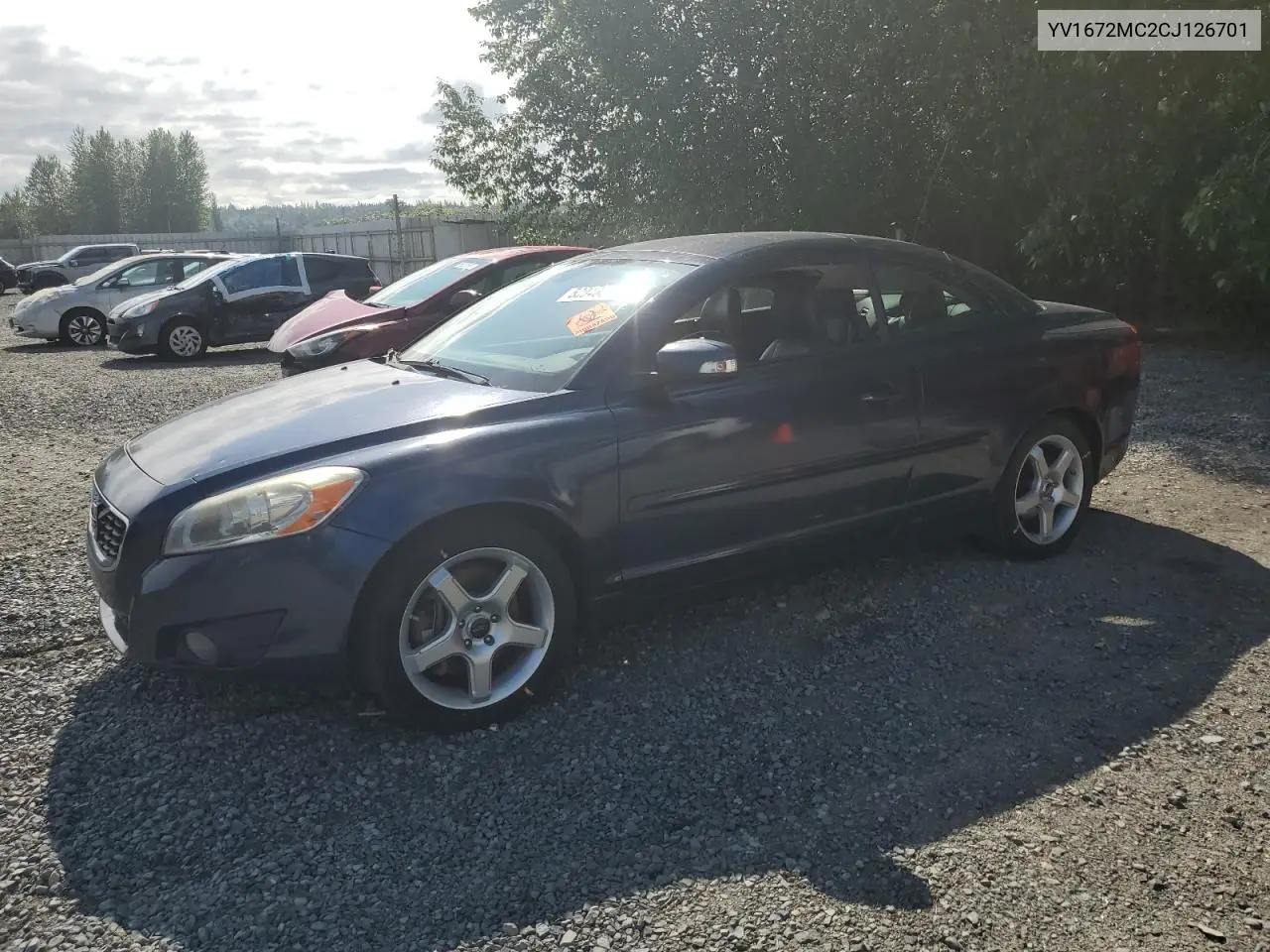 2012 Volvo C70 T5 VIN: YV1672MC2CJ126701 Lot: 58048505