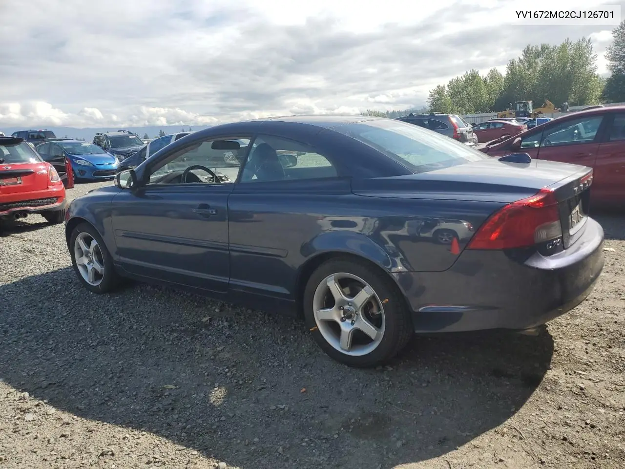 2012 Volvo C70 T5 VIN: YV1672MC2CJ126701 Lot: 58048505