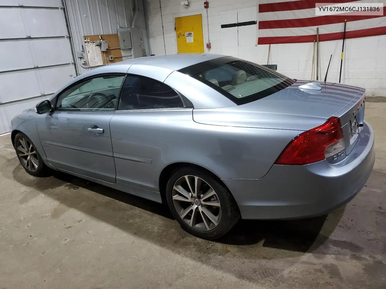 2012 Volvo C70 T5 VIN: YV1672MC6CJ131836 Lot: 59849265