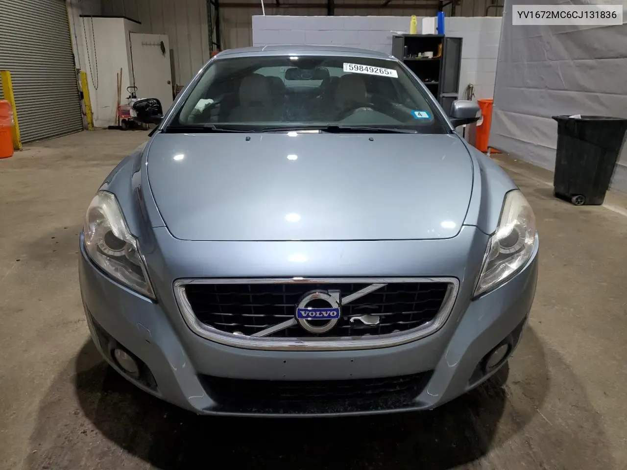 2012 Volvo C70 T5 VIN: YV1672MC6CJ131836 Lot: 59849265