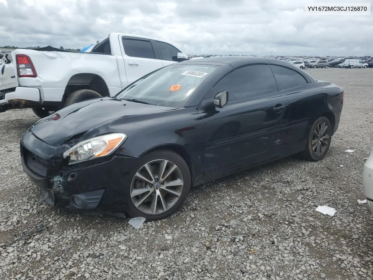 2012 Volvo C70 T5 VIN: YV1672MC3CJ126870 Lot: 59865385