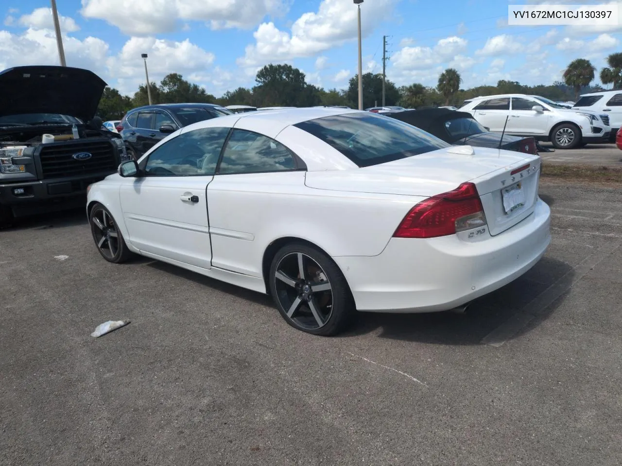 2012 Volvo C70 T5 VIN: YV1672MC1CJ130397 Lot: 75102934