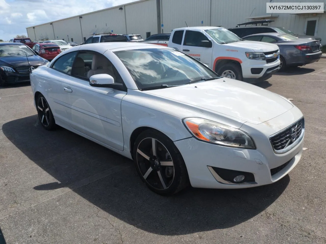2012 Volvo C70 T5 VIN: YV1672MC1CJ130397 Lot: 75102934