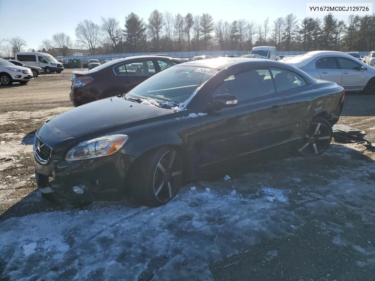 2012 Volvo C70 T5 VIN: YV1672MC0CJ129726 Lot: 88450485