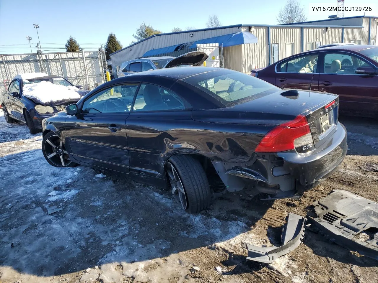 2012 Volvo C70 T5 VIN: YV1672MC0CJ129726 Lot: 88450485