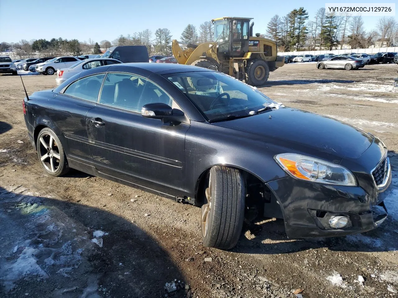 2012 Volvo C70 T5 VIN: YV1672MC0CJ129726 Lot: 88450485