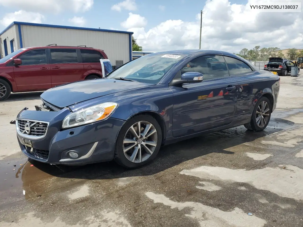 2013 Volvo C70 T5 VIN: YV1672MC9DJ138037 Lot: 55948555