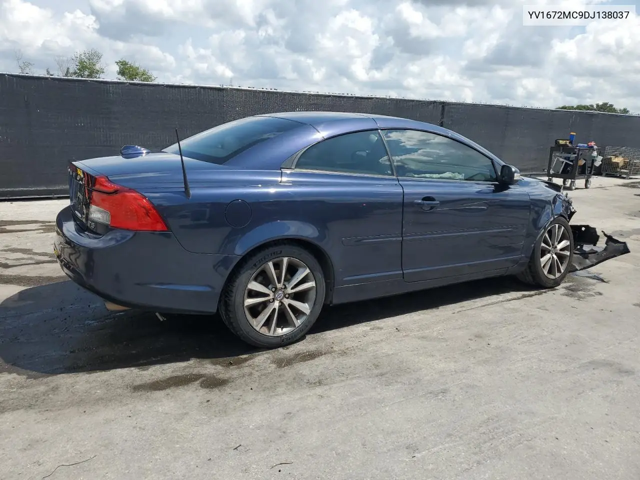 2013 Volvo C70 T5 VIN: YV1672MC9DJ138037 Lot: 55948555