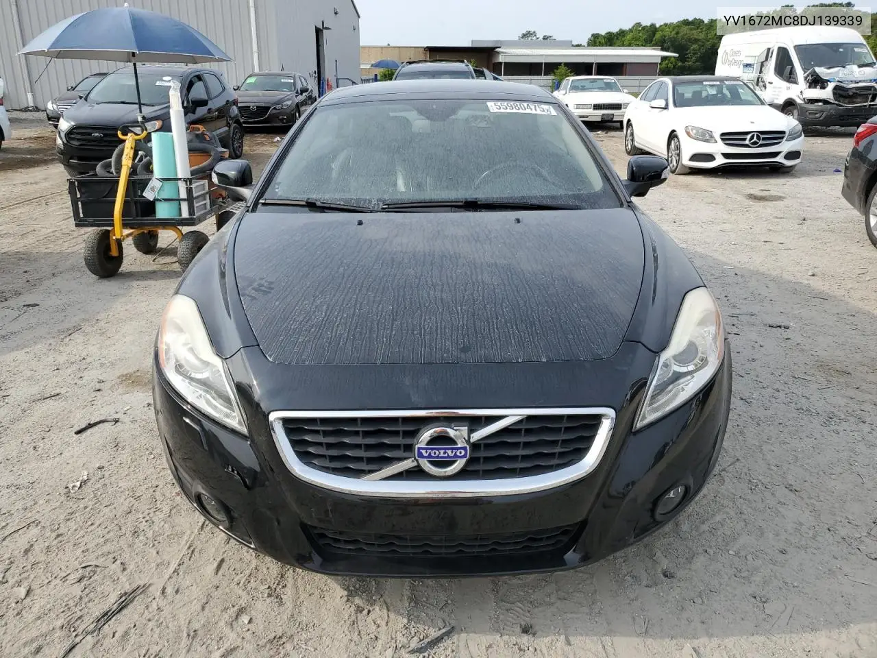 2013 Volvo C70 T5 VIN: YV1672MC8DJ139339 Lot: 55980475