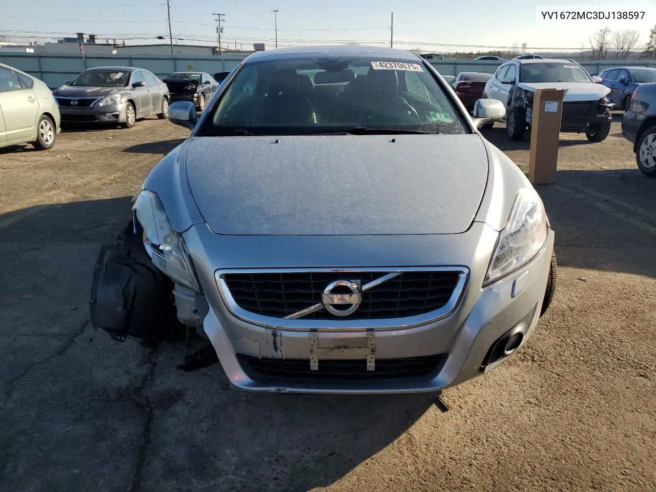 2013 Volvo C70 T5 VIN: YV1672MC3DJ138597 Lot: 57497455