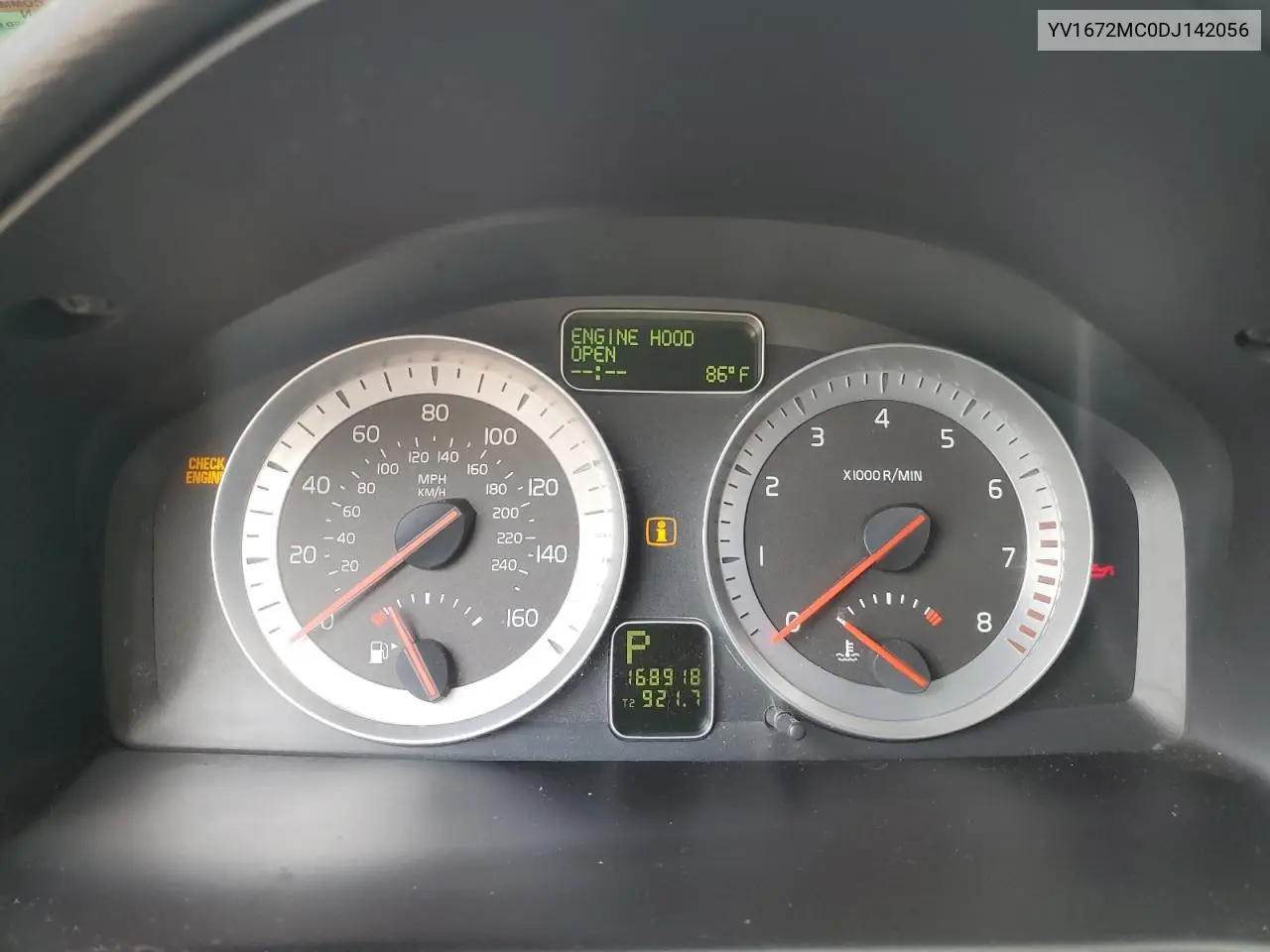 2013 Volvo C70 T5 VIN: YV1672MC0DJ142056 Lot: 59021335