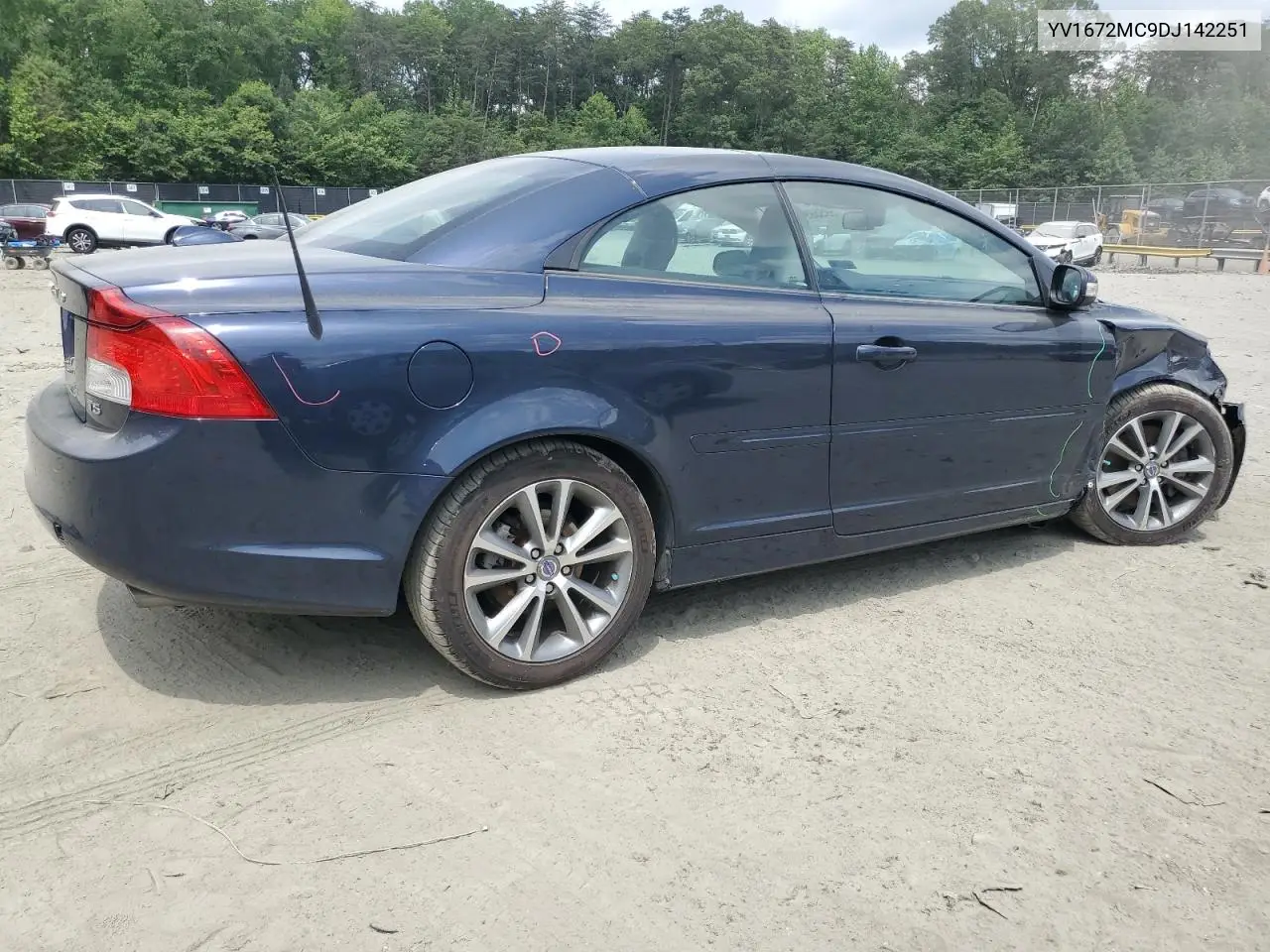2013 Volvo C70 T5 VIN: YV1672MC9DJ142251 Lot: 59559945