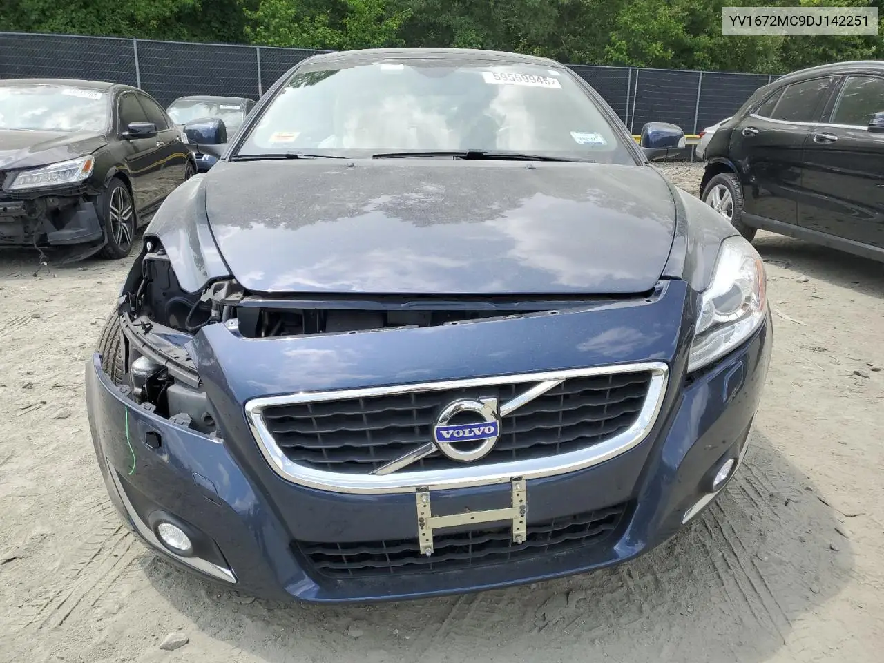 2013 Volvo C70 T5 VIN: YV1672MC9DJ142251 Lot: 59559945
